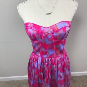 Rebecca Taylor Watercolors Dress 10 NWT 1C2